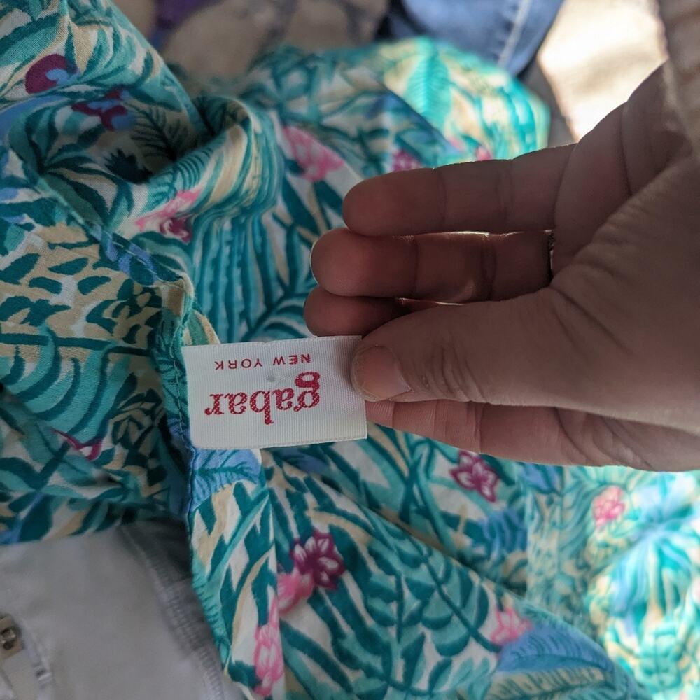 Vintage Women's Gabar New York Tropical Sarong Coverup Dress - Picture 6 of 6